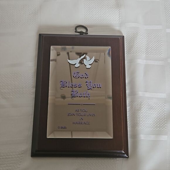 Wells Wooden Hanging Picture Frame For Wedding Couple 6×8 - Picture 2 of 16